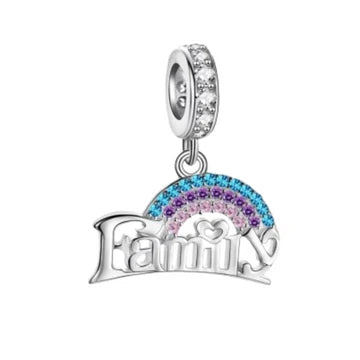 Charm Family Arcoiris de plata 925