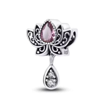Charm Firmamento Loto de plata 925