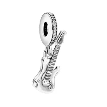 Charm Guitarra de plata 925
