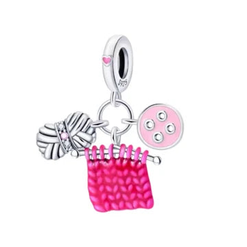 Charm Kit De Tejer de plata 925