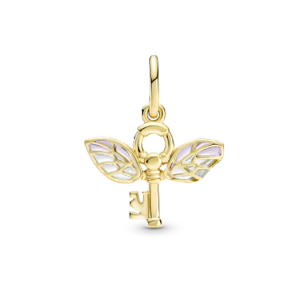 Charm Llave Alada de plata 925