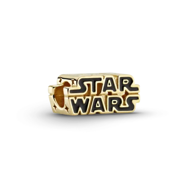 Charm Logo Star W. Dorado de plata 925