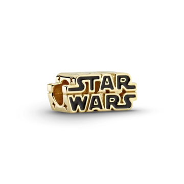 Charm Logo Star W. Dorado de plata 925