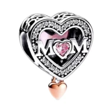 Charm Mom Colgante de plata 925