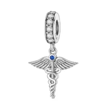 Charm Medicina de plata 925
