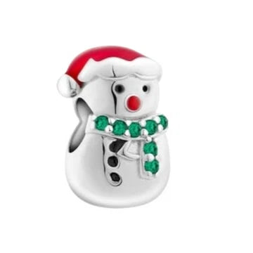 Charm Mono De Nieve de plata 925