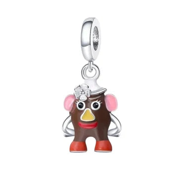 Charm Mr. Cara de Papa de plata 925