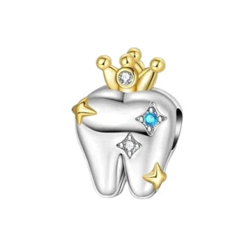 Charm Muela Reyna de plata 925