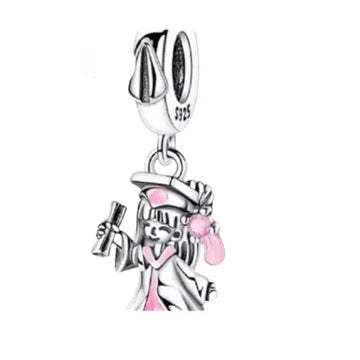 Charm Mujer Graduada de plata 925