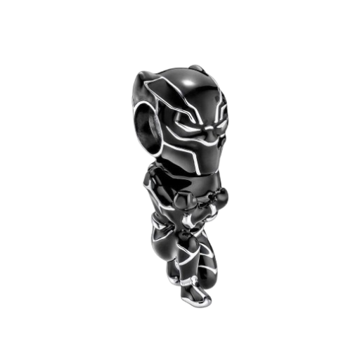 Charm Pantera Guerrera de plata 925
