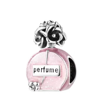 Charm Perfume Rosa de plata 925