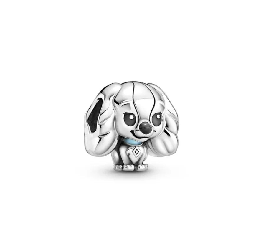Charm Perrita Dama y Vagabundo de plata 925