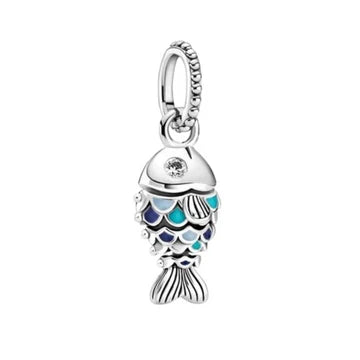 Charm Pescado de plata 925