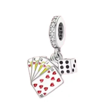 Charm Poker de plata 925