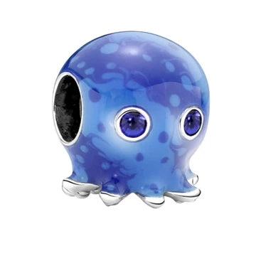 Charm Pulpo Caricatura de plata 925