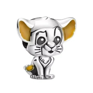 Charm Rey leon de plata 925