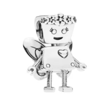 Charm Robot Hada de plata 925