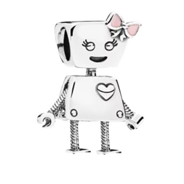 Charm Robot Nina de plata 925