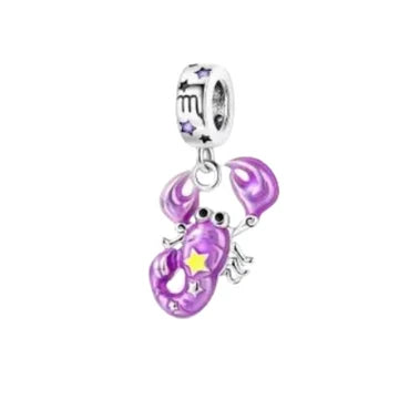 Charm Signo Escorpion Colgante de plata 925