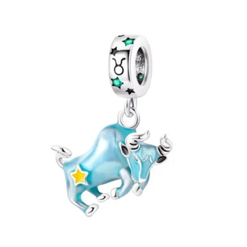 Charm Signo Tauro de plata 925