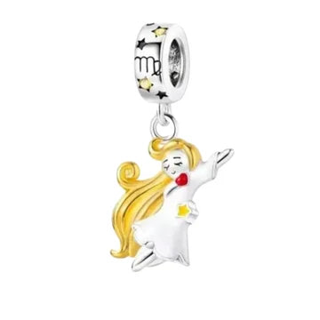 Charm Signo Virgo Colgante de plata 925