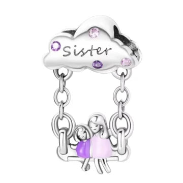 Charm Sister de plata 925
