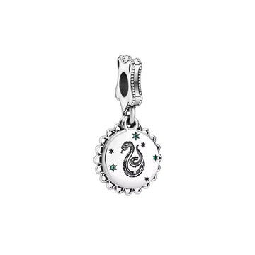 Charm Slytherin de plata 925