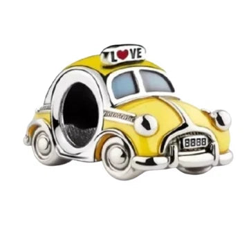 Charm Taxi de plata 925