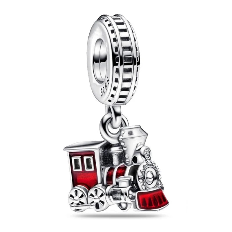 Charm Tren Mickey de plata 925