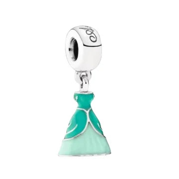 Charm Vestido La Sirenita de plata 925