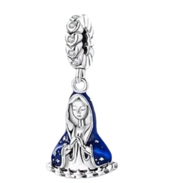 Charm Virgen De Mexico de plata 925