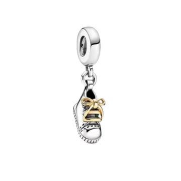Charm Zapatito De Bebe de plata 925